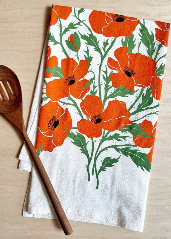 Hazelmade | Kitchen Towel | Poppies