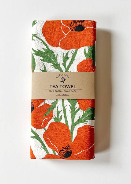 Hazelmade | Kitchen Towel | Poppies