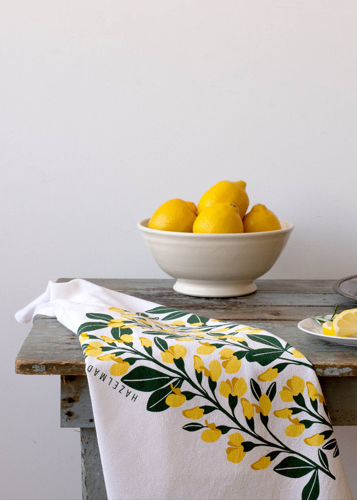 Hazelmade | Kitchen Towel | Yellow Flowers
