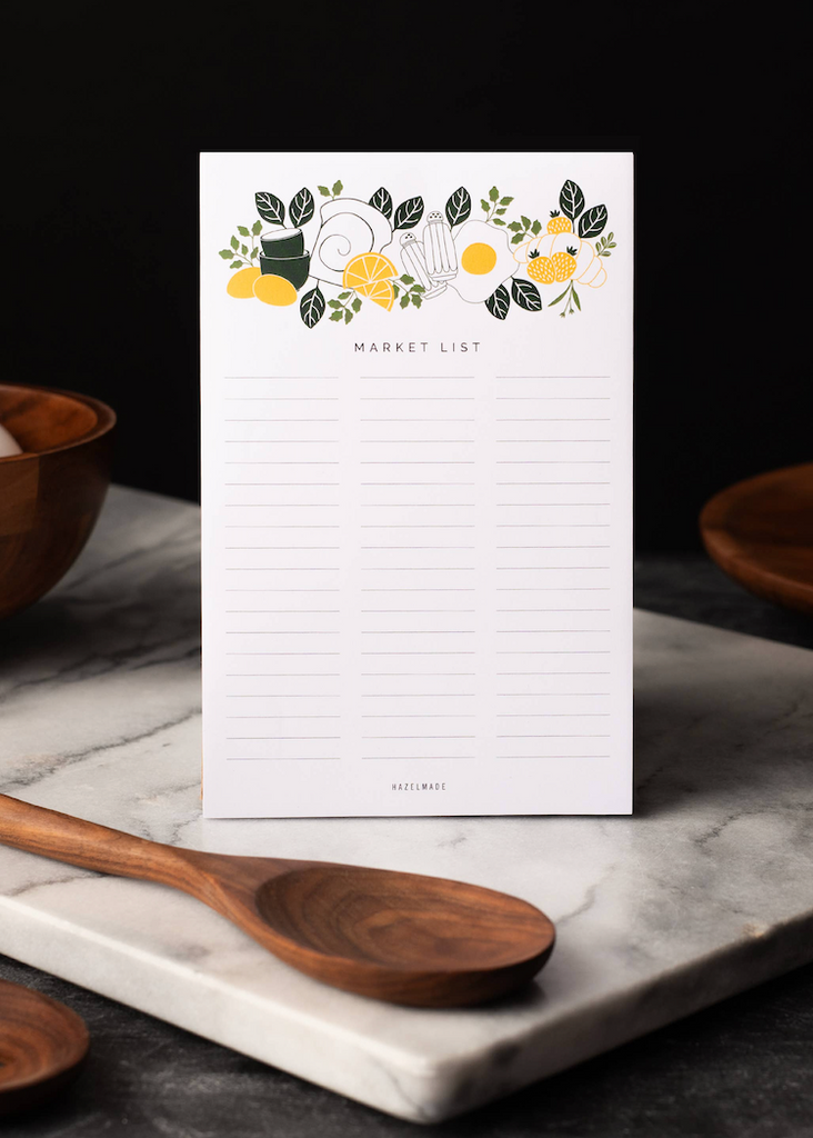 Hazelmade | "Market List" Breakfast Diner Notepad