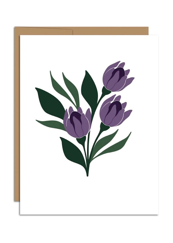 Hazelmade | Note Card Tulips