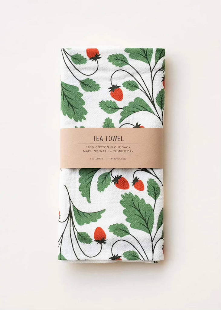 Hazelmade | Strawberries Tea Towel