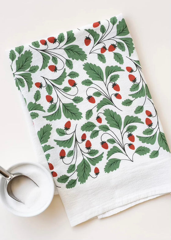 Hazelmade | Strawberries Tea Towel