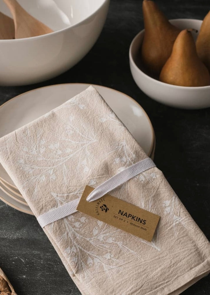 Hazelmade | Winter Branch Napkin | Set of 2