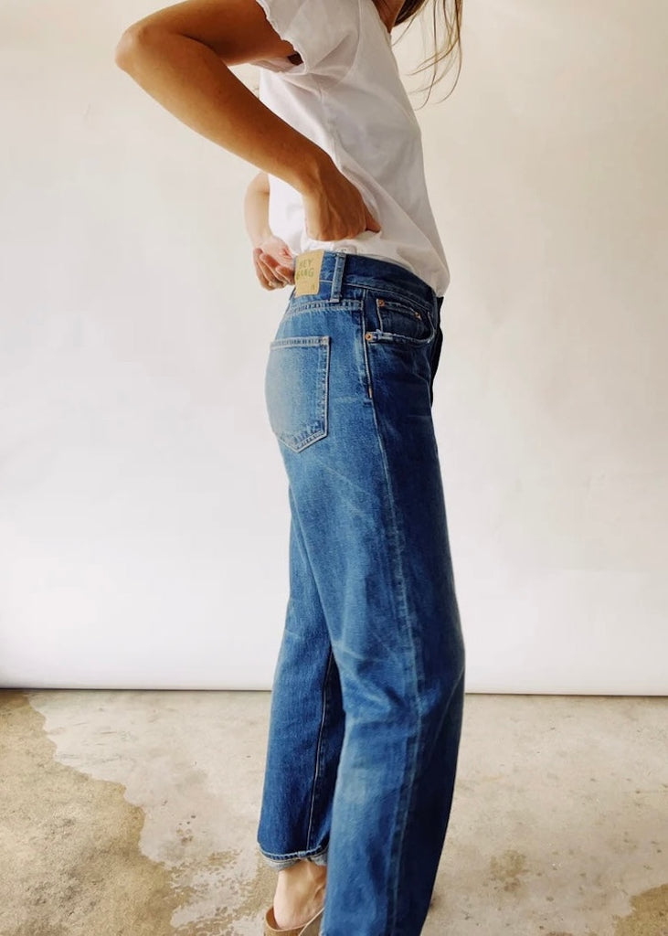 Hey Gang | The Loose Crop Jeans | Richman Wash