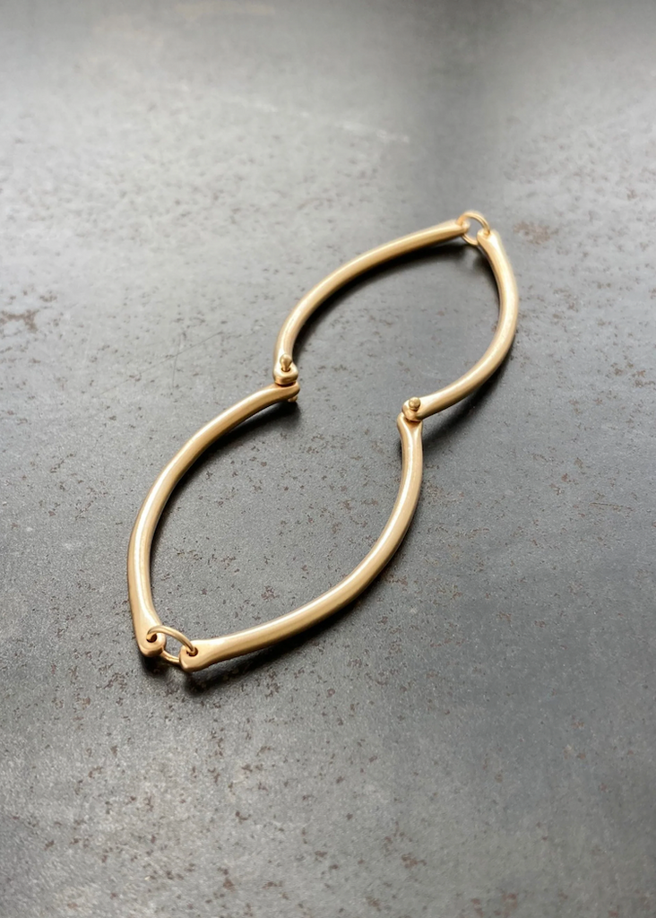 Hilary Finck Designs | Rivet + Ring Bangle - 14k Gold