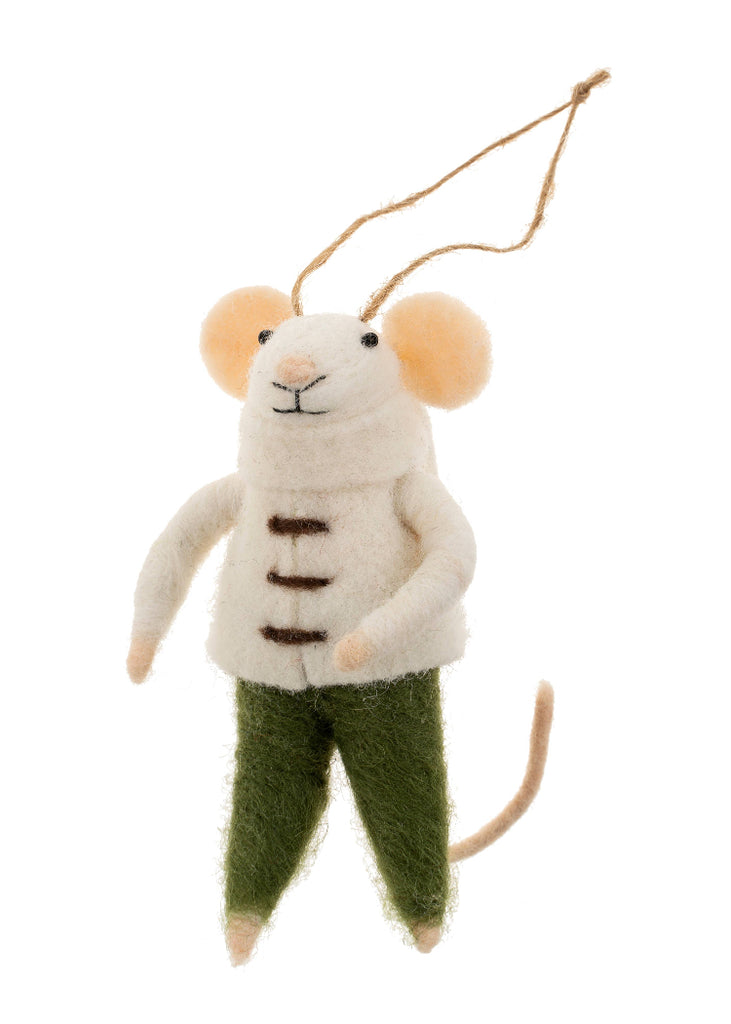 Holiday Mouse Ornament | Ambrose