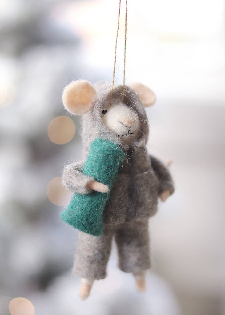 Holiday Mouse Ornament | Athleisure Alex