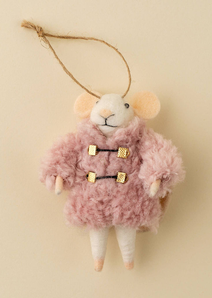 Holiday Mouse Ornament | Cozy Clementine