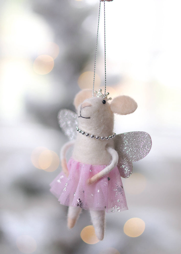 Holiday Mouse Ornament | Fairytale Fiona