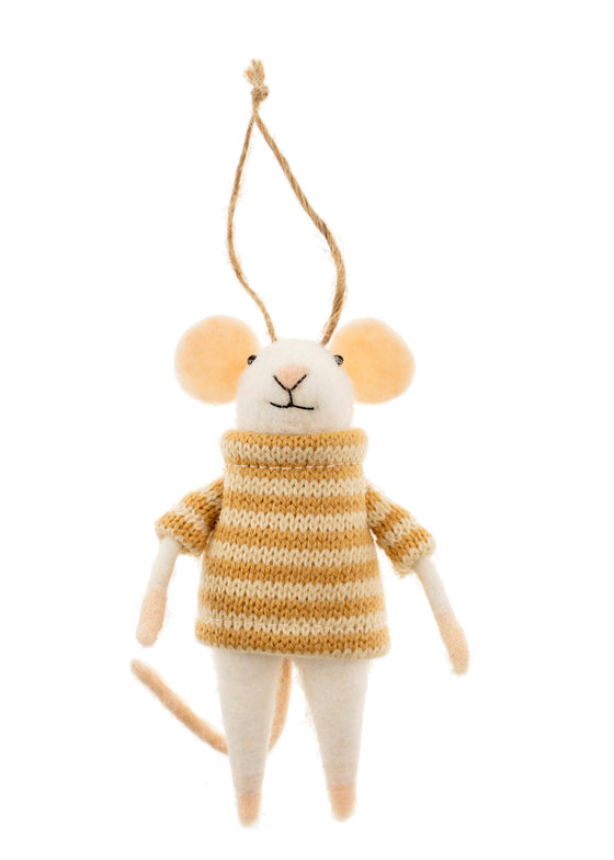 Holiday Mouse Ornament | Frances
