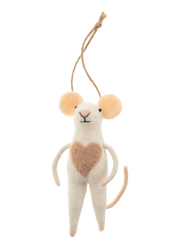 Holiday Mouse Ornament | Heartful Mouse