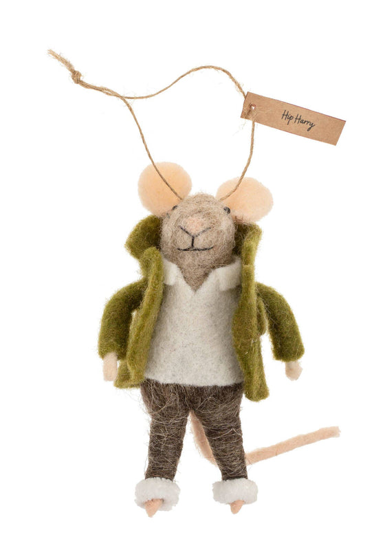 Holiday Mouse Ornament | Hip Harry