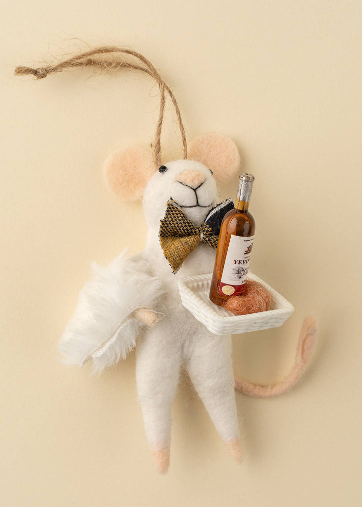 Holiday Mouse Ornament | Holiday Host Henry