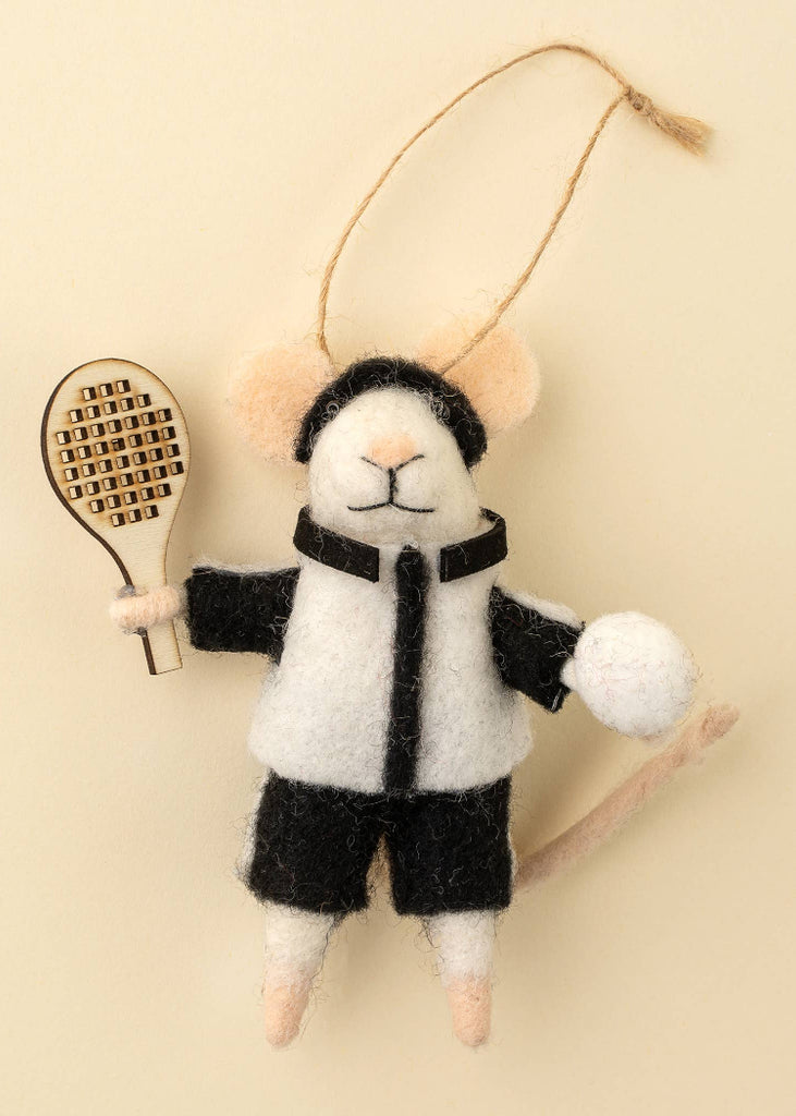 Holiday Mouse Ornament | Pickle Ball Percy