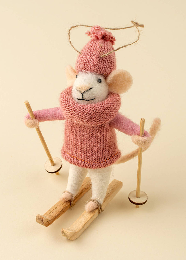 Holiday Mouse Ornament | Powder Penny