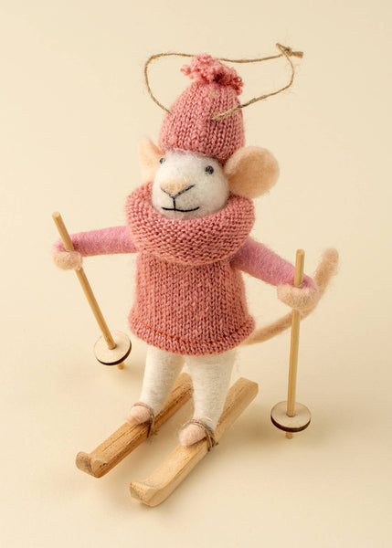Holiday Mouse Ornament | Powder Penny
