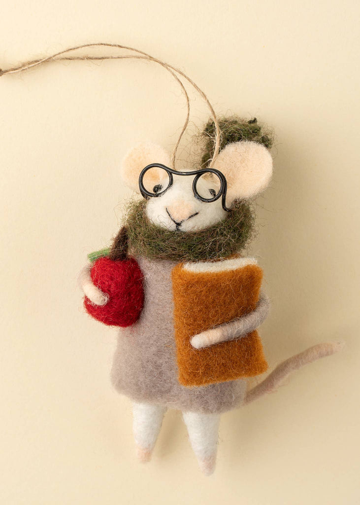 Holiday Mouse Ornament | Teacher Tilda