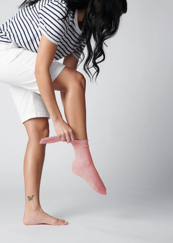 Hooray Sock Co. | Everyday Crew Socks | Blush