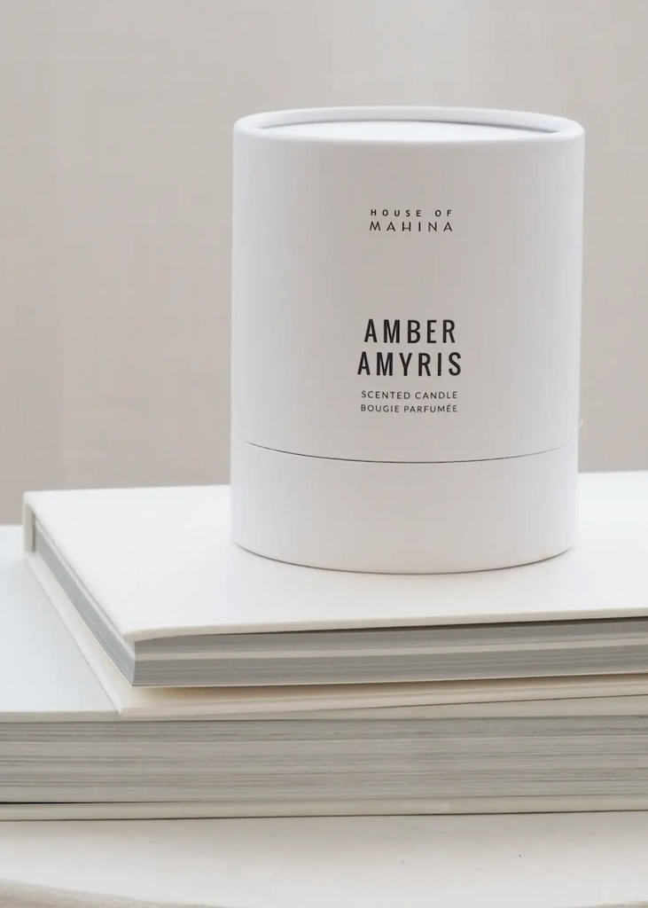 House of Mahina | Amber Amyris Classic Candle | 12 oz