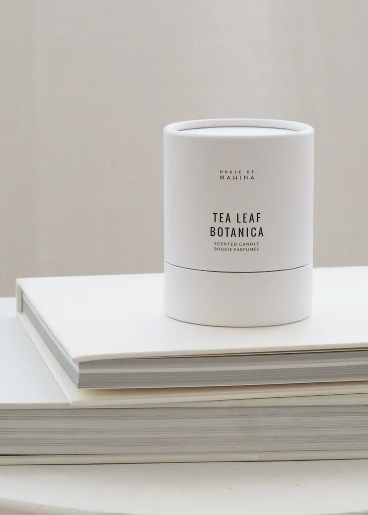 House of Mahina | Tea Leaf Botanica Petite Candle | 4 oz