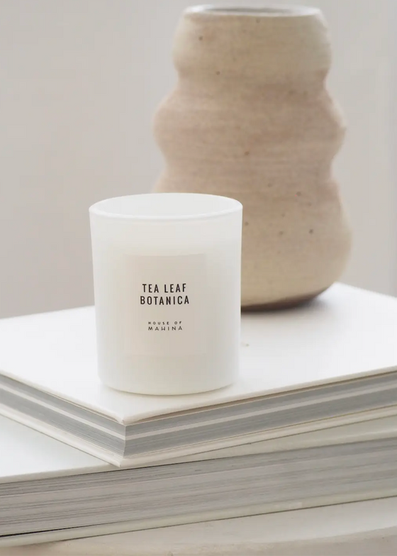 House of Mahina | Tea Leaf Botanica Petite Candle | 4 oz