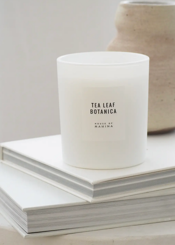 House of Mahina | Tea Leaf Botanica Classic Candle | 12 oz
