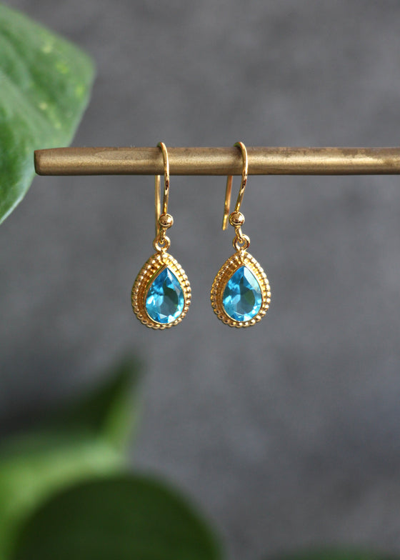 Stephen Estelle | Blue Topaz Earrings