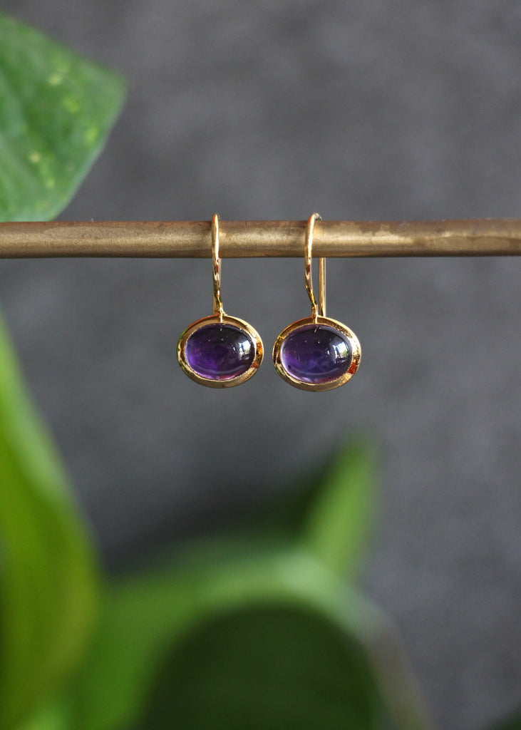 Stephen Estelle | Amethyst Earrings