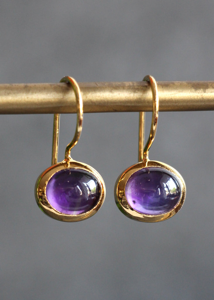 Stephen Estelle | Amethyst Earrings