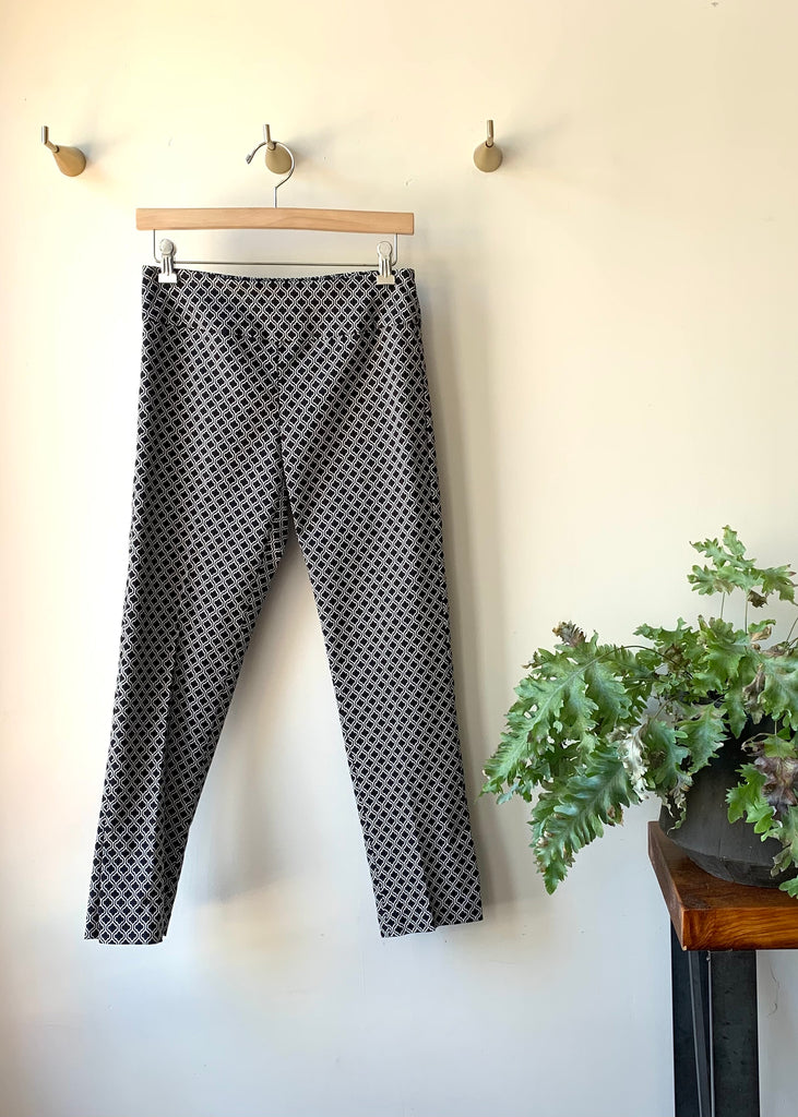 Elliott Lauren | Black and White Patterned Pant