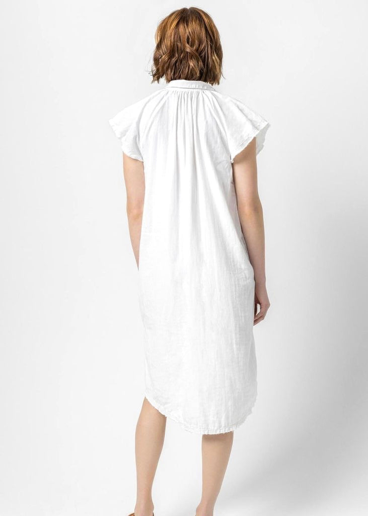 Lilla P | Short Sleeve Maxi Buttondown Dress