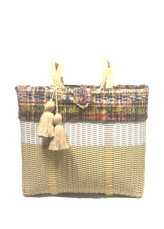 ixöq | Medium Two Color Cesta Tote