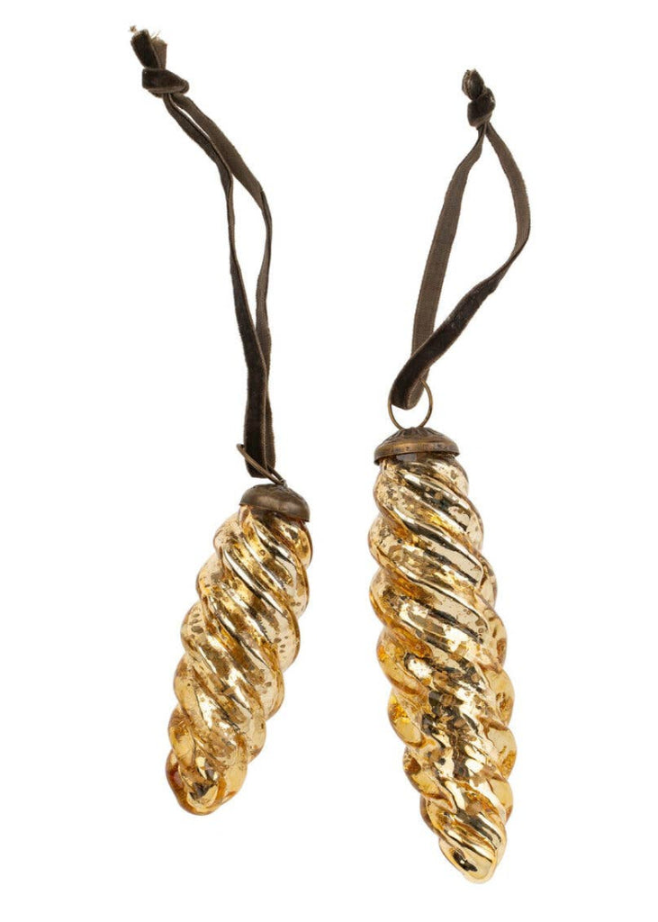 Icicle Ornament Large | Gold