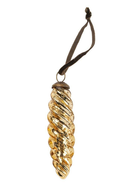 Icicle Ornament Large | Gold