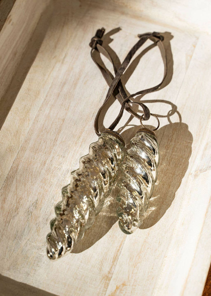 Icicle Ornament Small | Silver