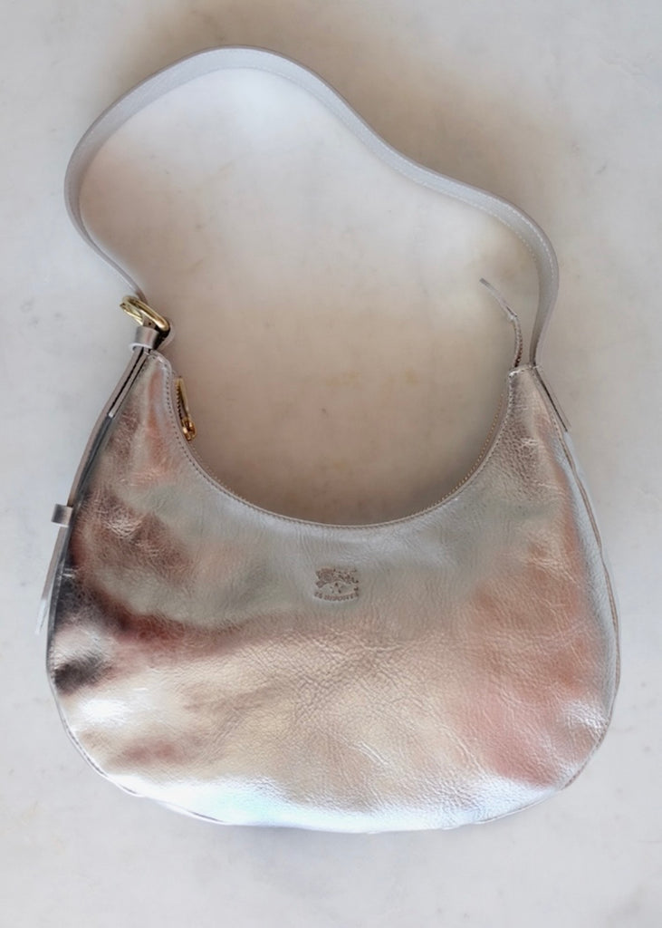 Il Bisonte | Belcanto Shoulder Bag | Silver