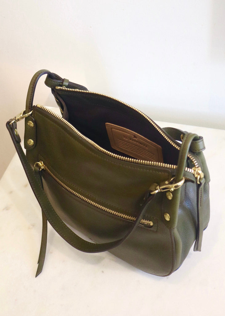 Il Bisonte | Essenza Crossbody Bag | Bosco