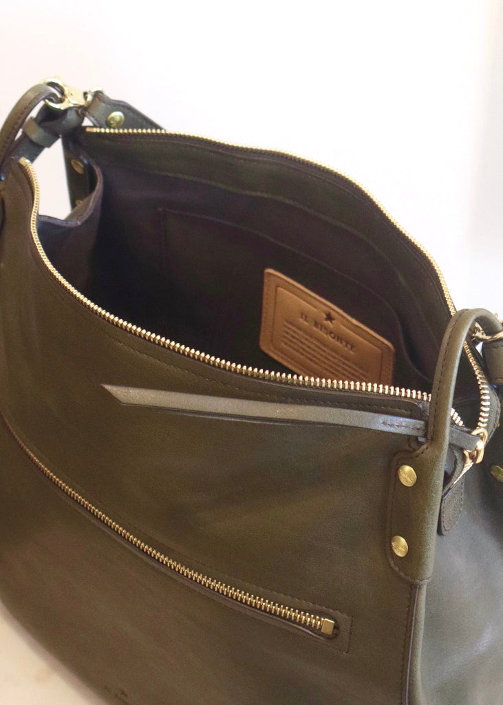 Il Bisonte | Essenza Shoulder Bag | Bosco