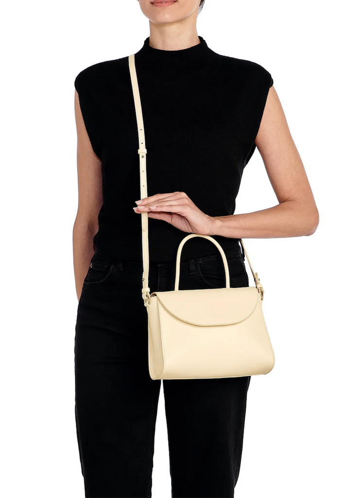 Il Bisonte | Linea 1978 Top Handle | Bianco Latte