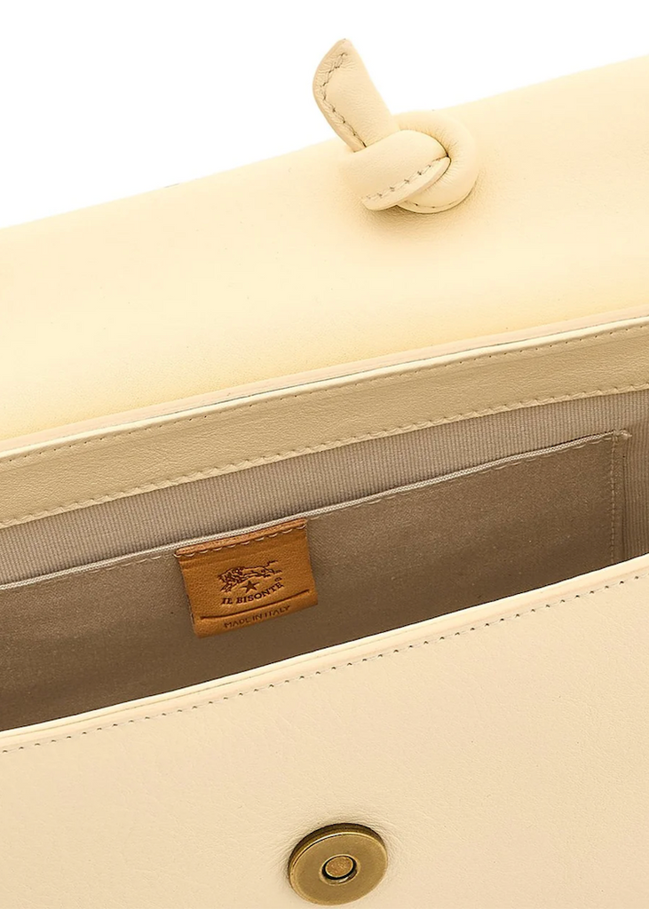 Il Bisonte | Linea 1978 Top Handle | Bianco Latte
