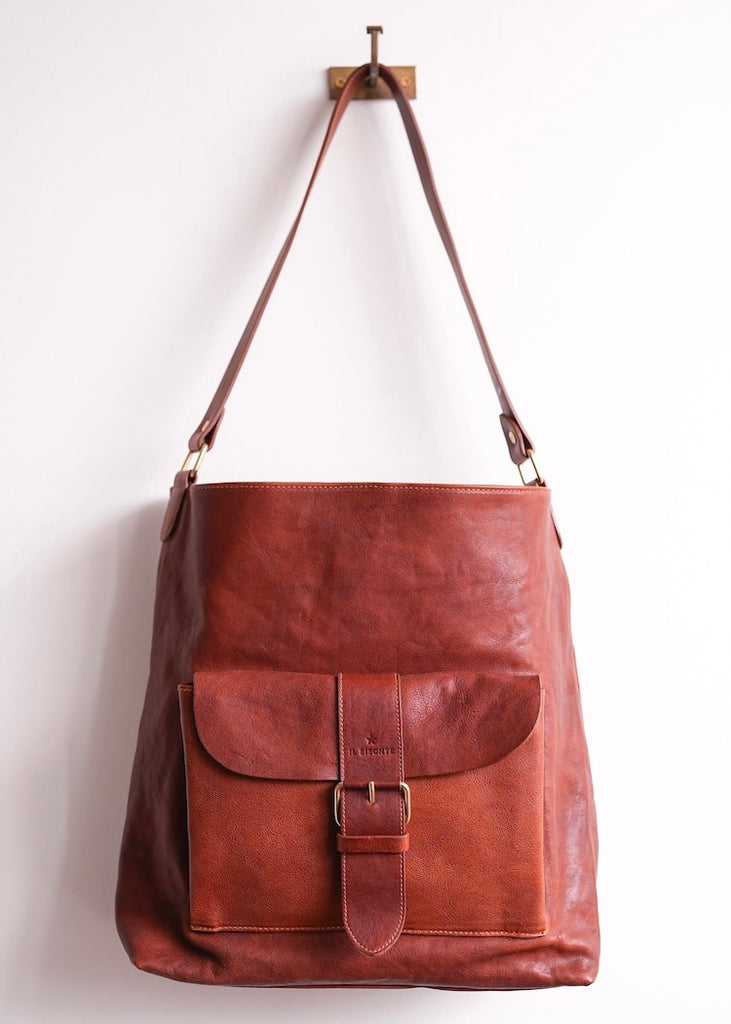 Il Bisonte | Linea 1990 Shoulder Bag | Sepia