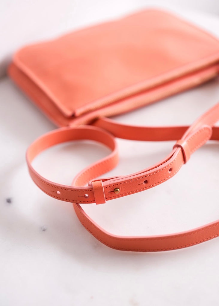 Il Bisonte | Roseto Crossbody Bag | Arancio Pontormo