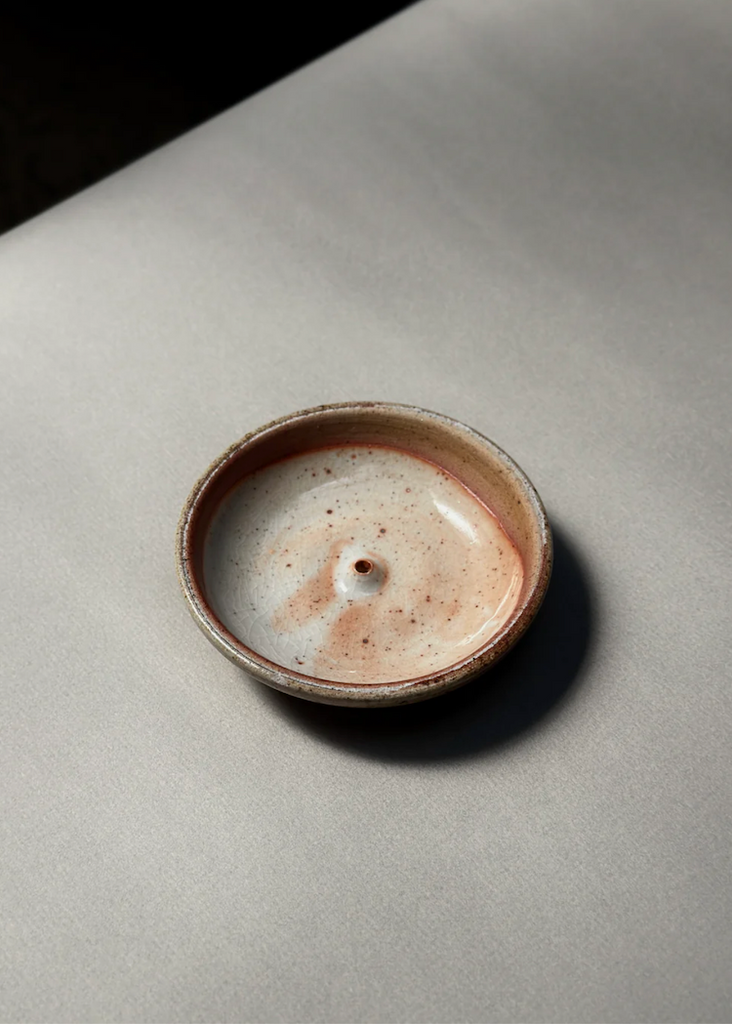 Incausa | Stoneware Holder | Wood Fire Shino