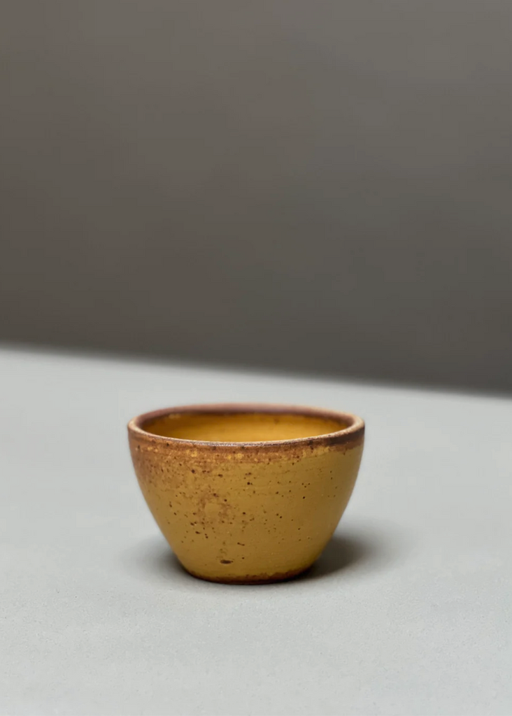 Incausa | Stoneware Smudge Bowl | Woo Yellow Glaze