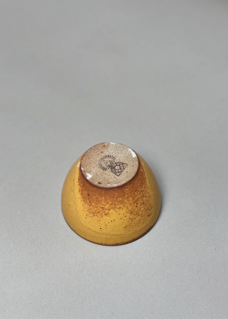 Incausa | Stoneware Smudge Bowl | Woo Yellow Glaze