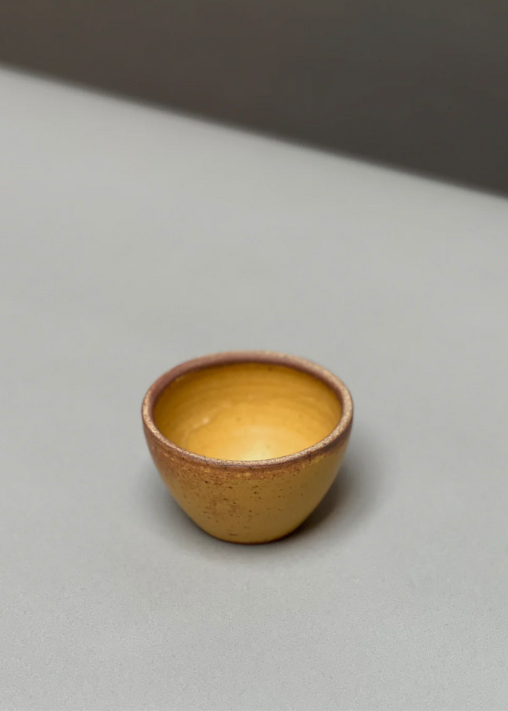 Incausa | Stoneware Smudge Bowl | Woo Yellow Glaze