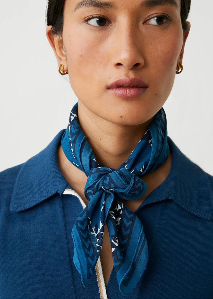 Moismont | Ajmer Foulard No 791 | Indigo