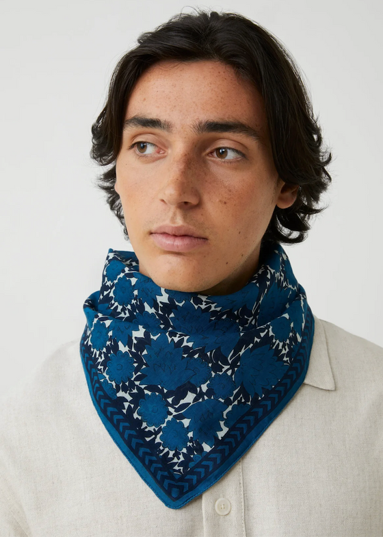Moismont | Ajmer Foulard No 791 | Indigo