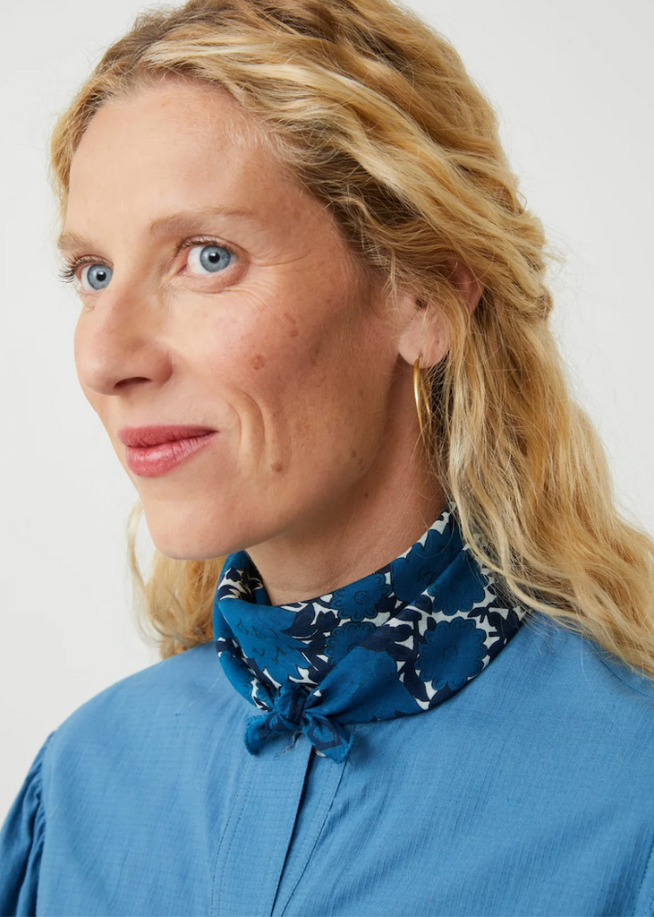 Moismont | Ajmer Foulard No 791 | Indigo